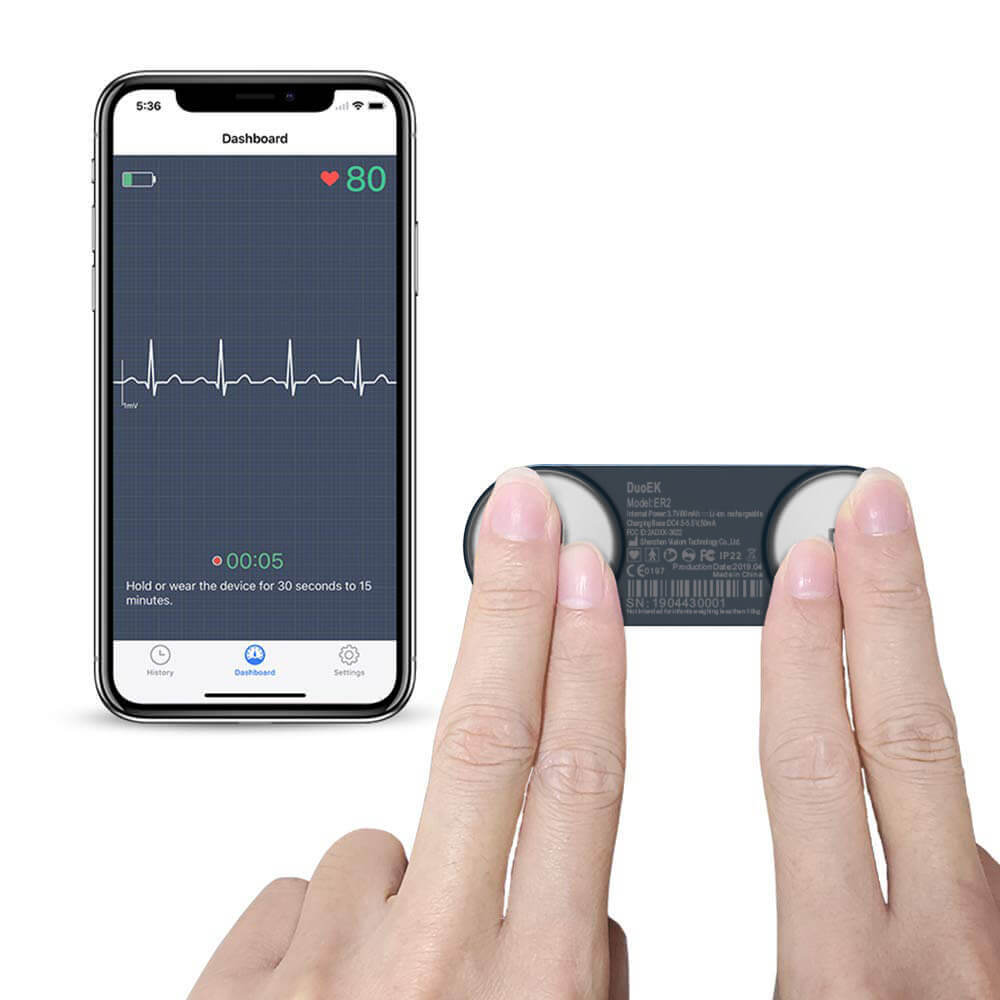 Viatom Portable 12-lead ECG/EKG machine Compact for professional usage